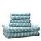 Gracie Mills   Basil 6-Piece Reversible Geometric Cotton Jacquard Bath Towel Set - GRACE-4862